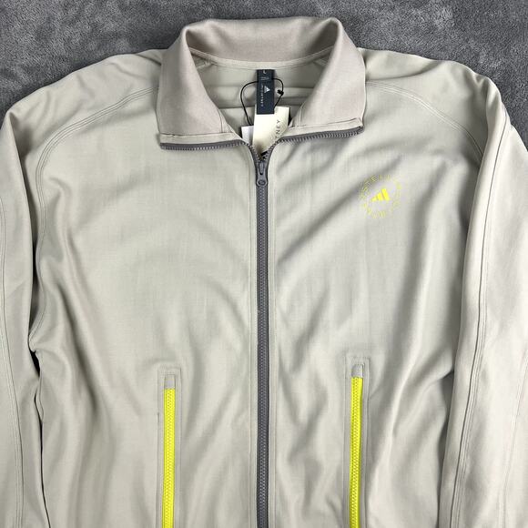 Adidas X Stella McCartney TrueCasuals Track Jacket Womens L Gobi New - Picture 2 of 14